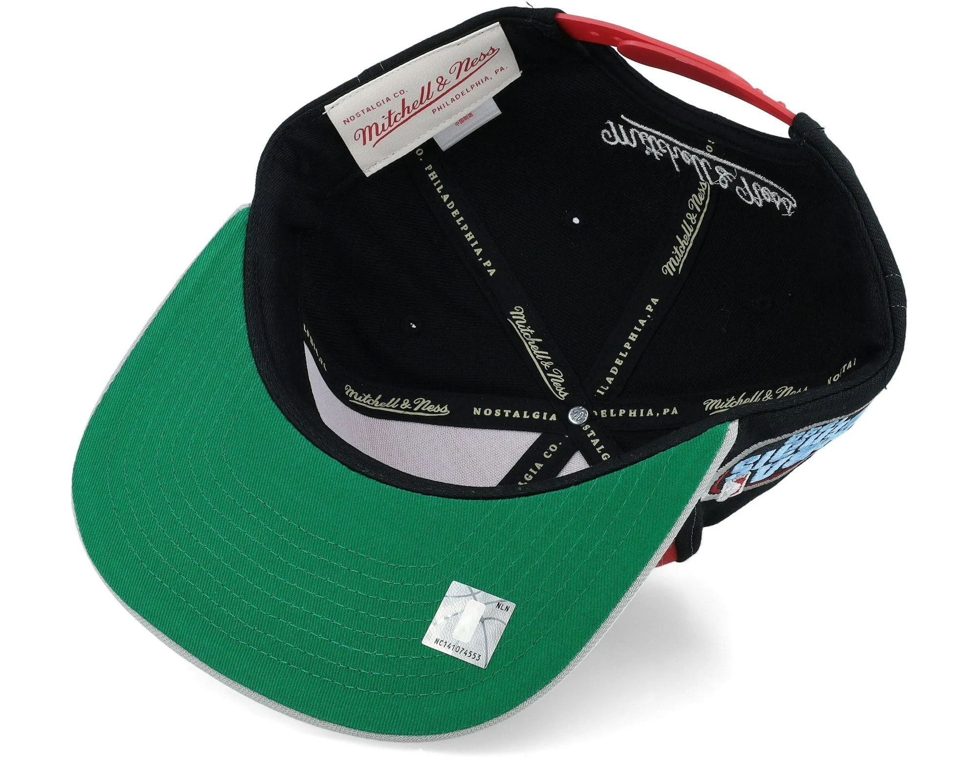 Men's Mitchell & Ness NBA Block Out Snapback Bulls - Black sold by Zulily product image thumbnail 5
