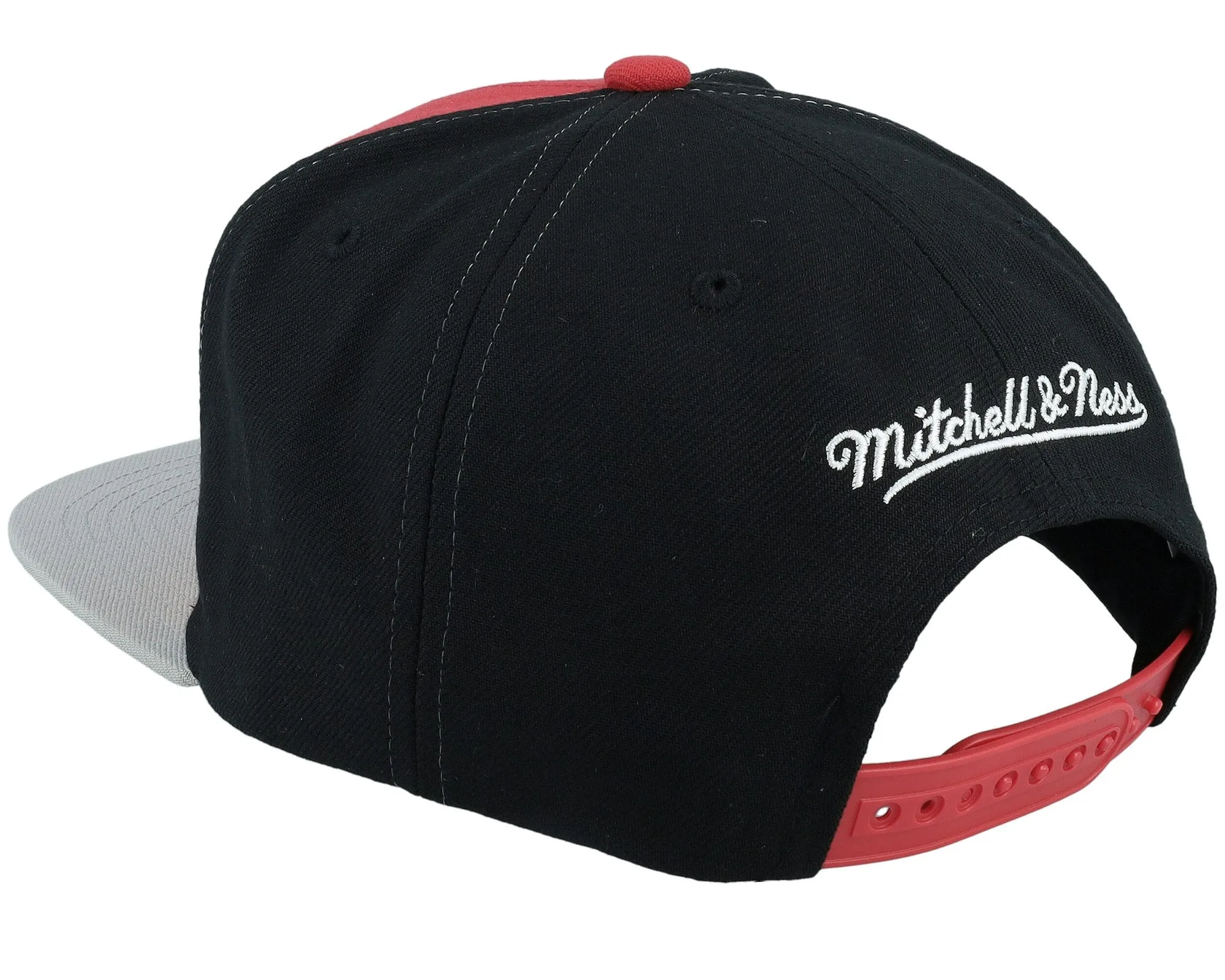 Men's Mitchell & Ness NBA Block Out Snapback Bulls - Black sold by Zulily product image thumbnail 4