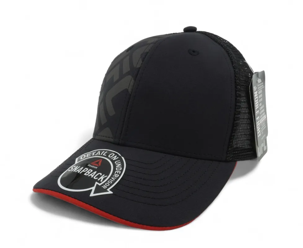 Men's Reebok Ufc Meshback Snapback Trucker Hat sold by Zulily