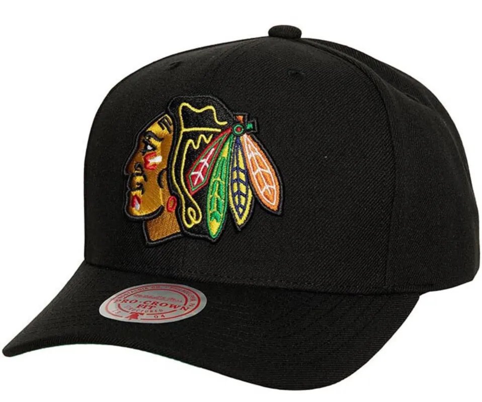 Men's Mitchell & Ness Nhl Team Ground 2 Pro Snapback Blackhawks sold by Zulily