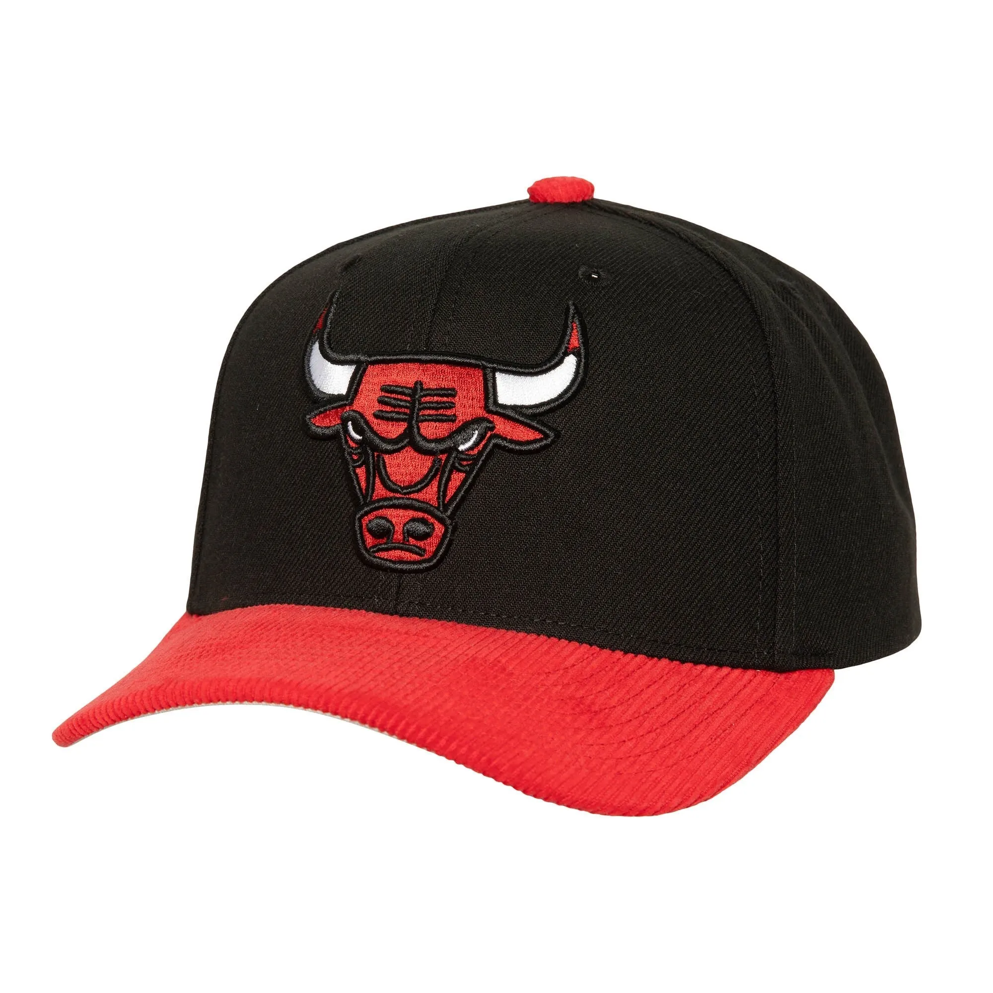Men's Mitchell & Ness NBA Cord Pro Snapback Bulls - Black sold by Zulily