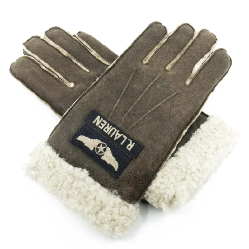 Men's Polo Ralph Lauren Military Shearling Gloves sold by Zulily