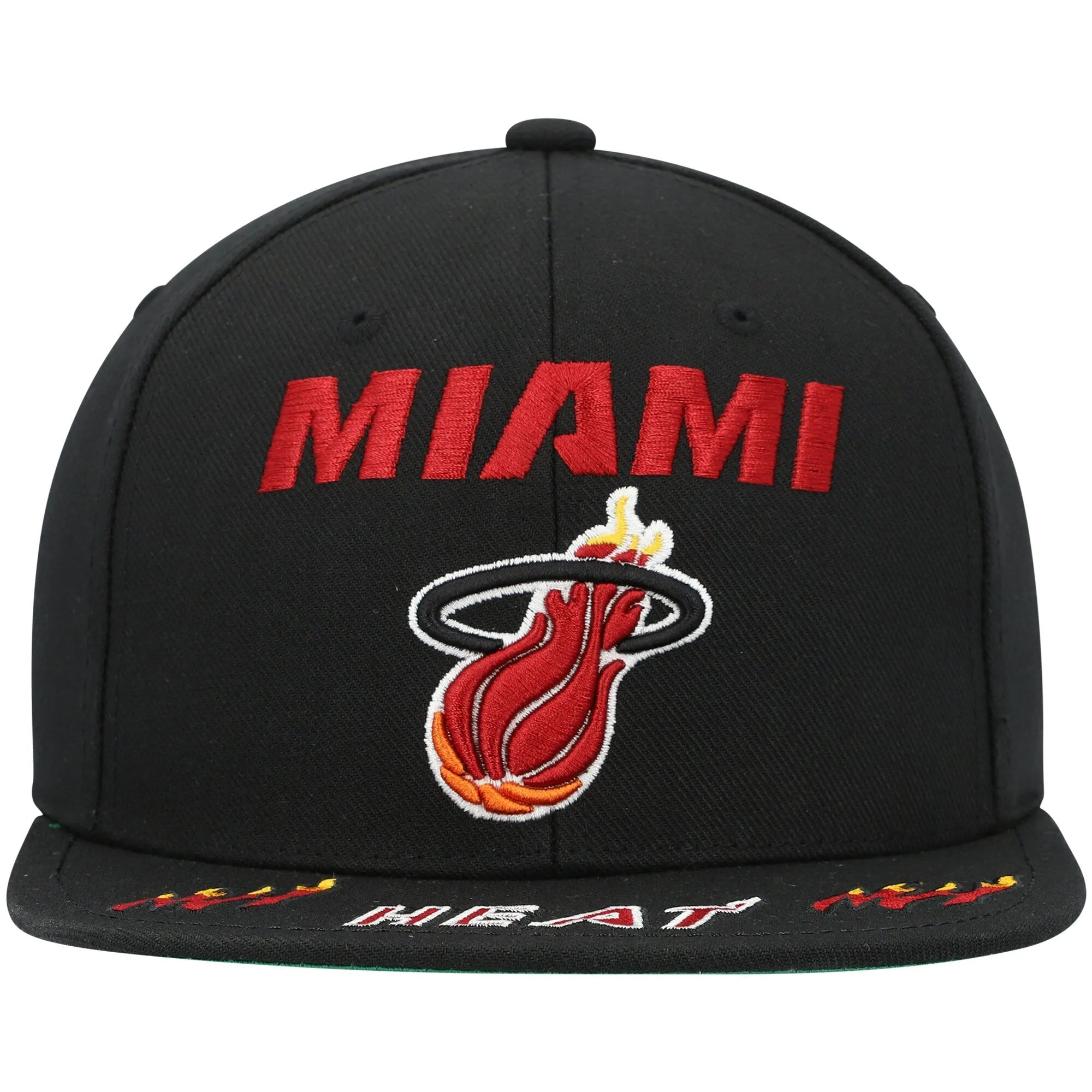 Men's Mitchell & Ness NBA Front Loaded Snapback Hwc Heat - Black sold by Zulily product image thumbnail 2