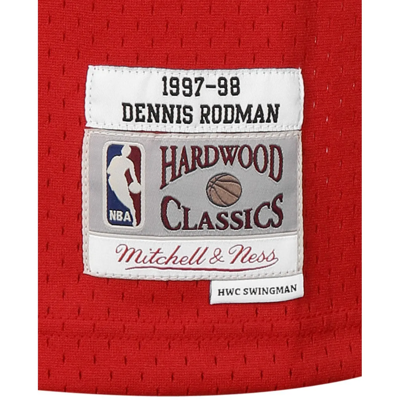 Men's Mitchell & Ness NBA Swingman Road Jersey Bulls 97 Dennis Rodman sold by Zulily product image thumbnail 3
