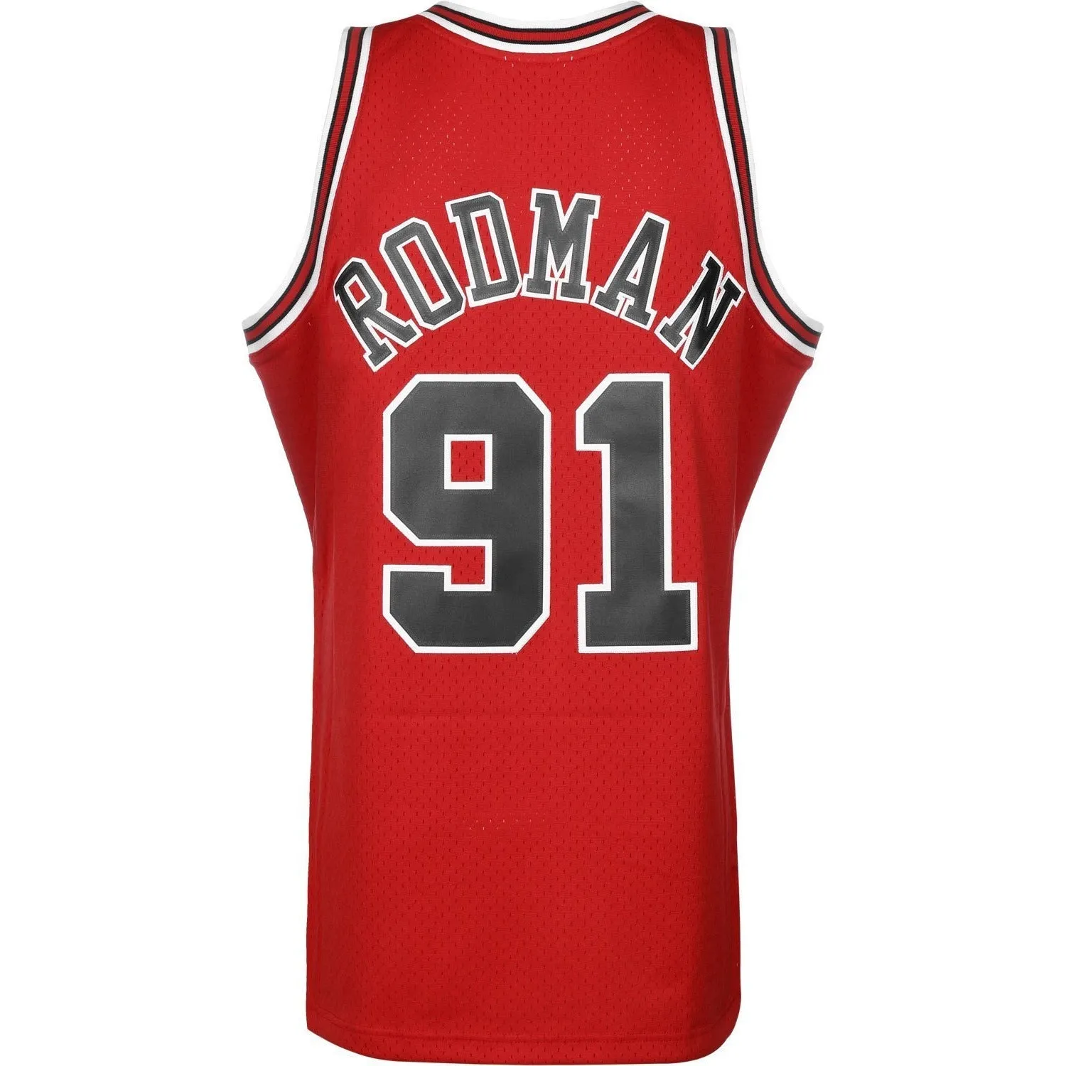 Men's Mitchell & Ness NBA Swingman Road Jersey Bulls 97 Dennis Rodman sold by Zulily product image thumbnail 2