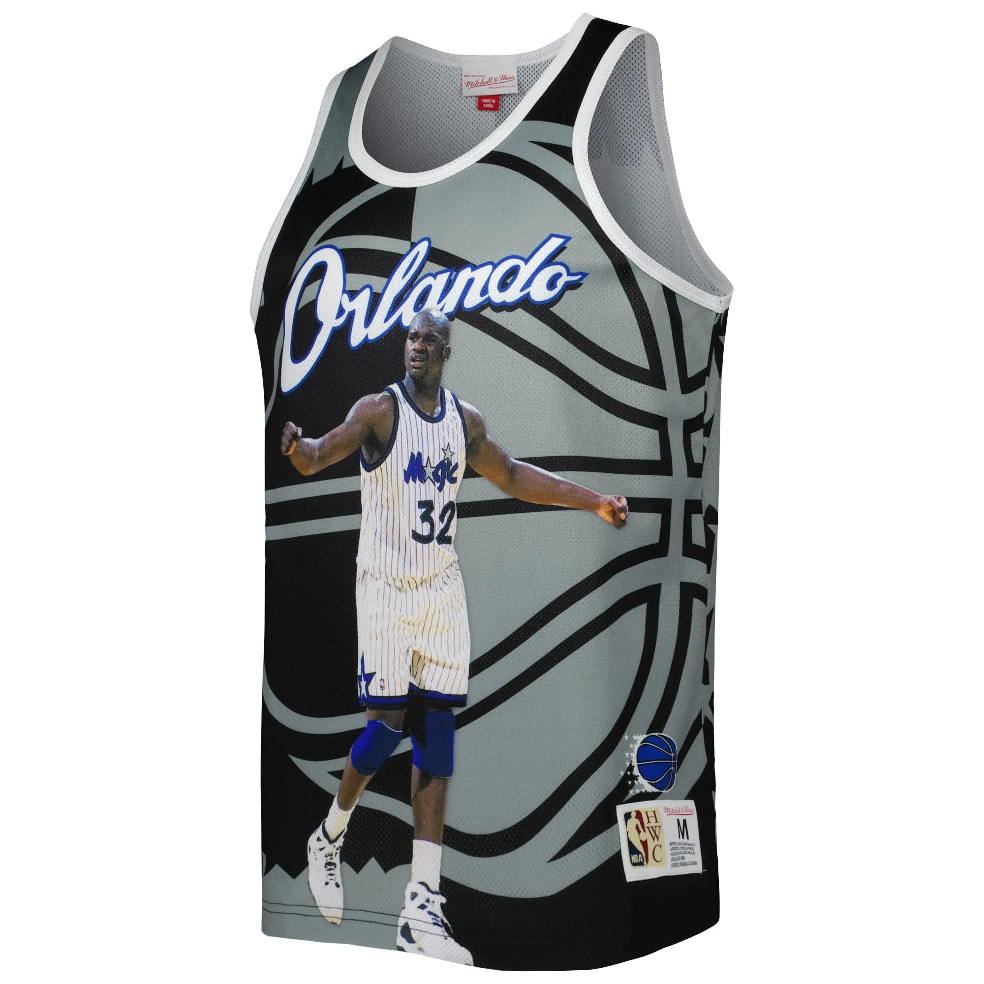 Men's Mitchell & Ness Sublimated Player Tank Magic Shaquille O'Neal sold by Zulily product image thumbnail 2