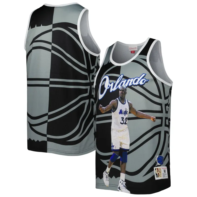 Men's Mitchell & Ness Sublimated Player Tank Magic Shaquille O'Neal sold by Zulily