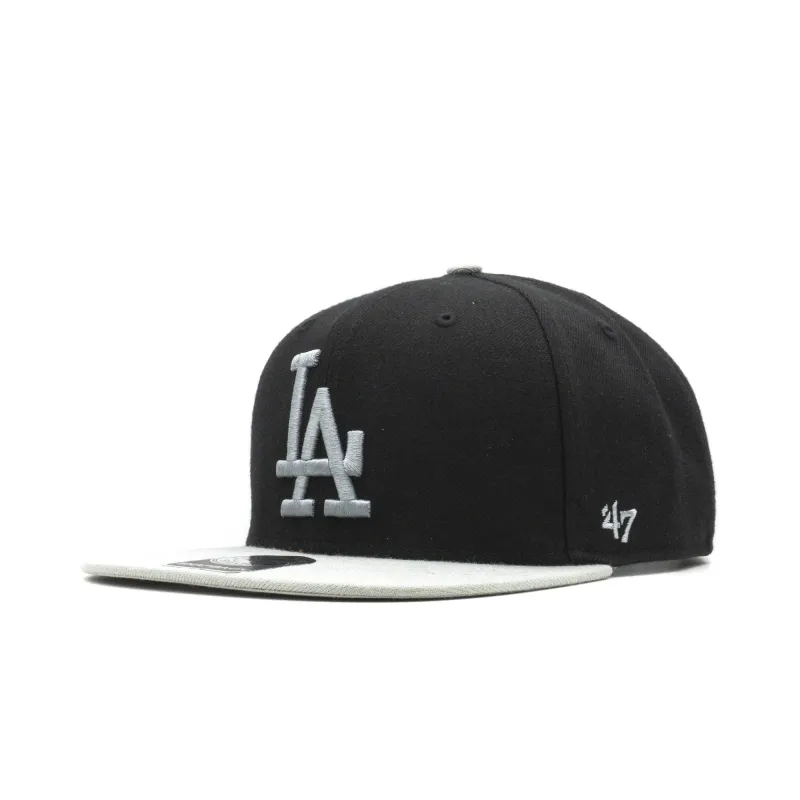 Men's 47 Brand La Dodgers Sure Shot Snapback - Black/Grey sold by Zulily