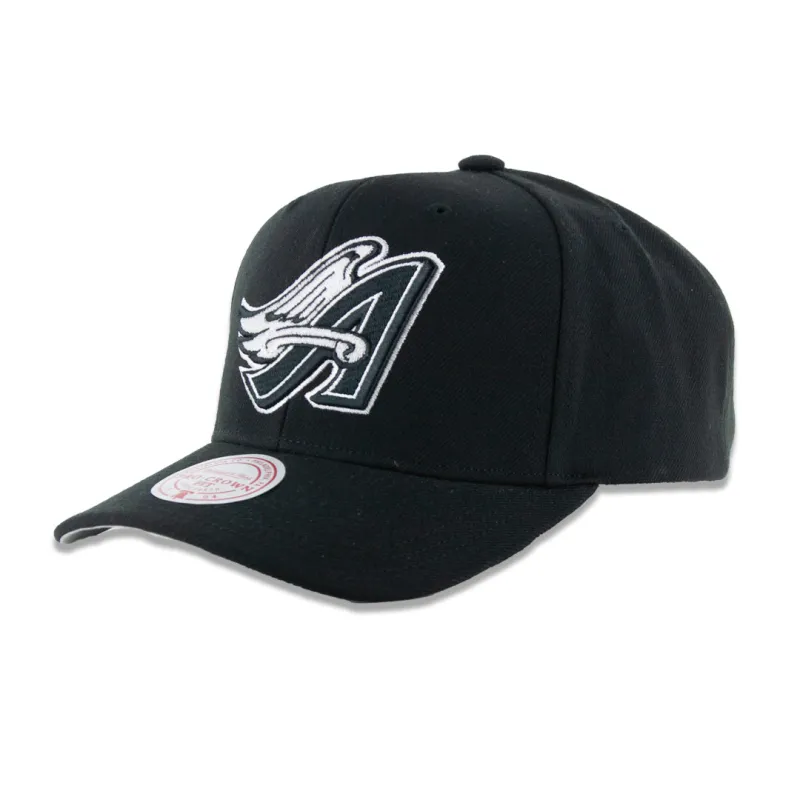 Men's Mitchell & Ness MLB Panda Pro Snapback Coop Angels - Black made by Mitchell & Ness