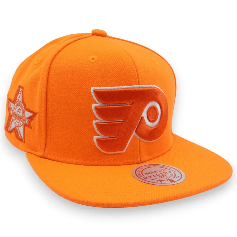 Men's Mitchell & Ness Nhl Back To Basics Snapback Flyers - Orange sold by Zulily