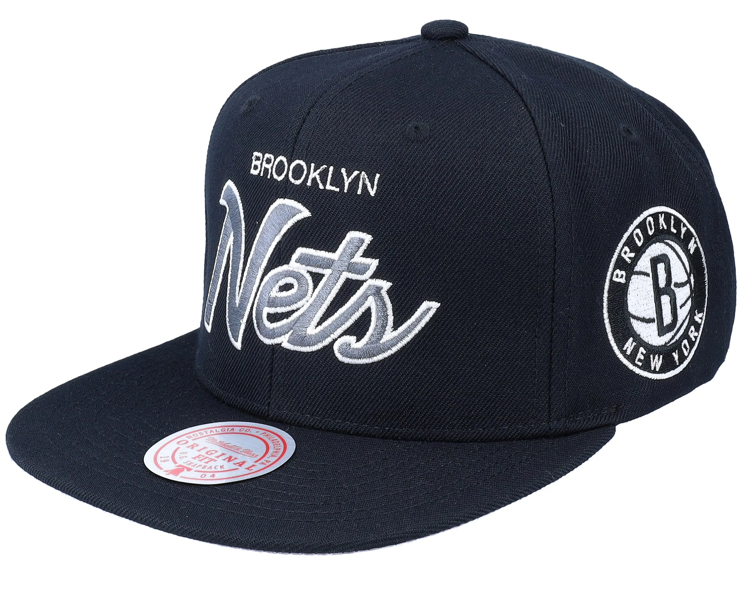 Men's Mitchell & Ness NBA Team Script 2.0 Snapback Nets sold by Zulily