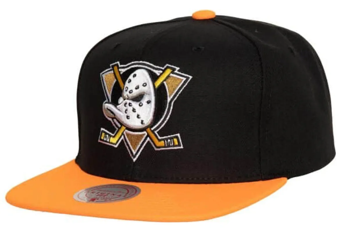 Men's Mitchell & Ness Nhl Team 2 Tone 2.0 Snapback Ducks sold by Zulily
