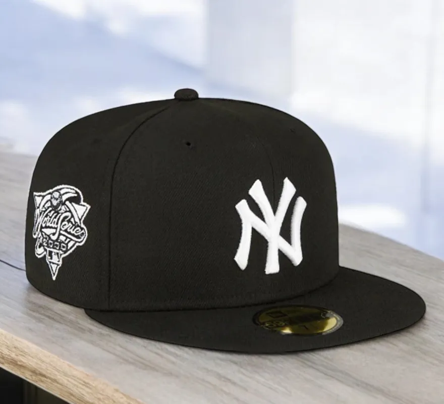 Men's New Era MLB Ny Yankees 5950 Fitted Side Patch 2000 World Series sold by Zulily
