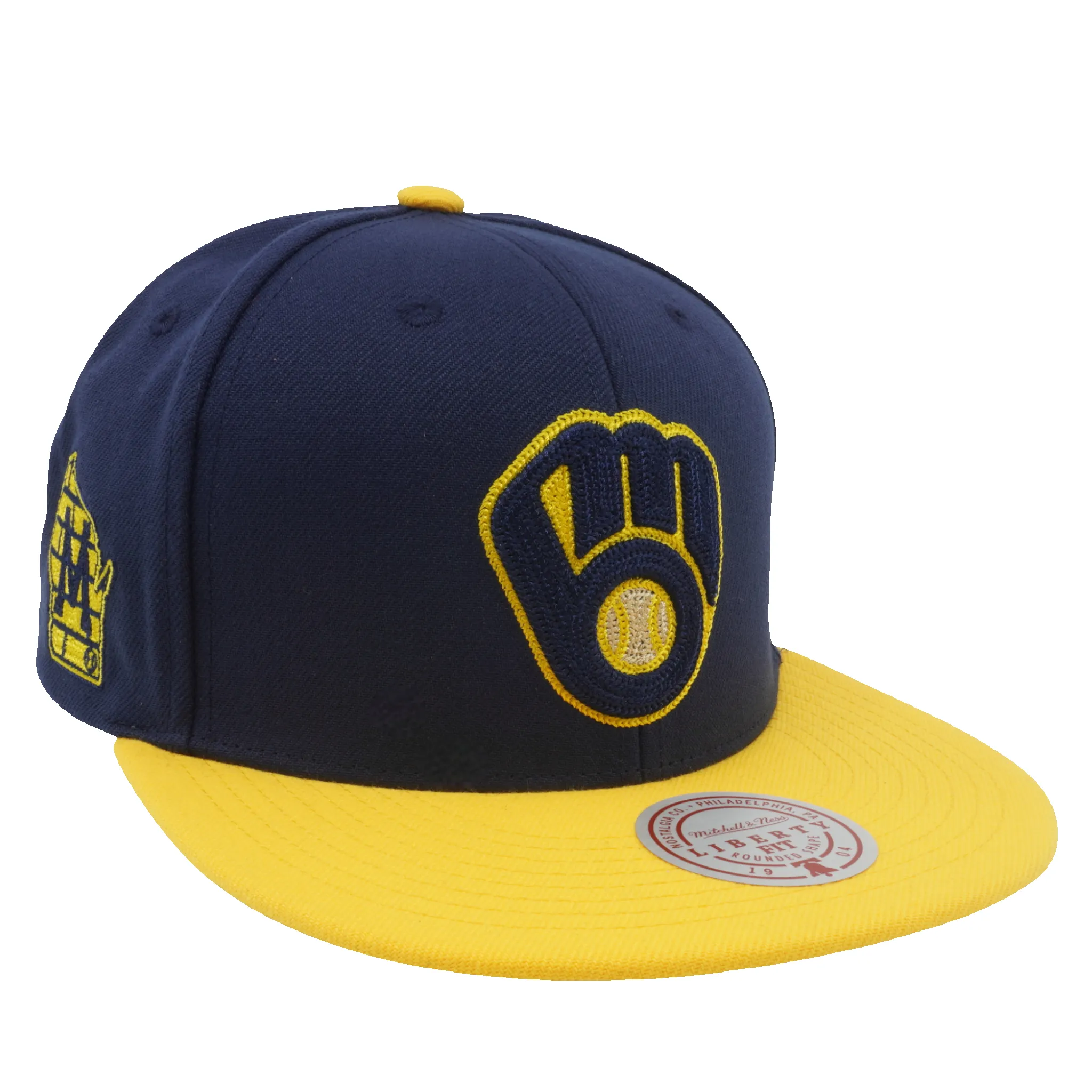 Men's Mitchell & Ness MLB Jump Off Snapback Brewers - Blue sold by Zulily product image thumbnail 3