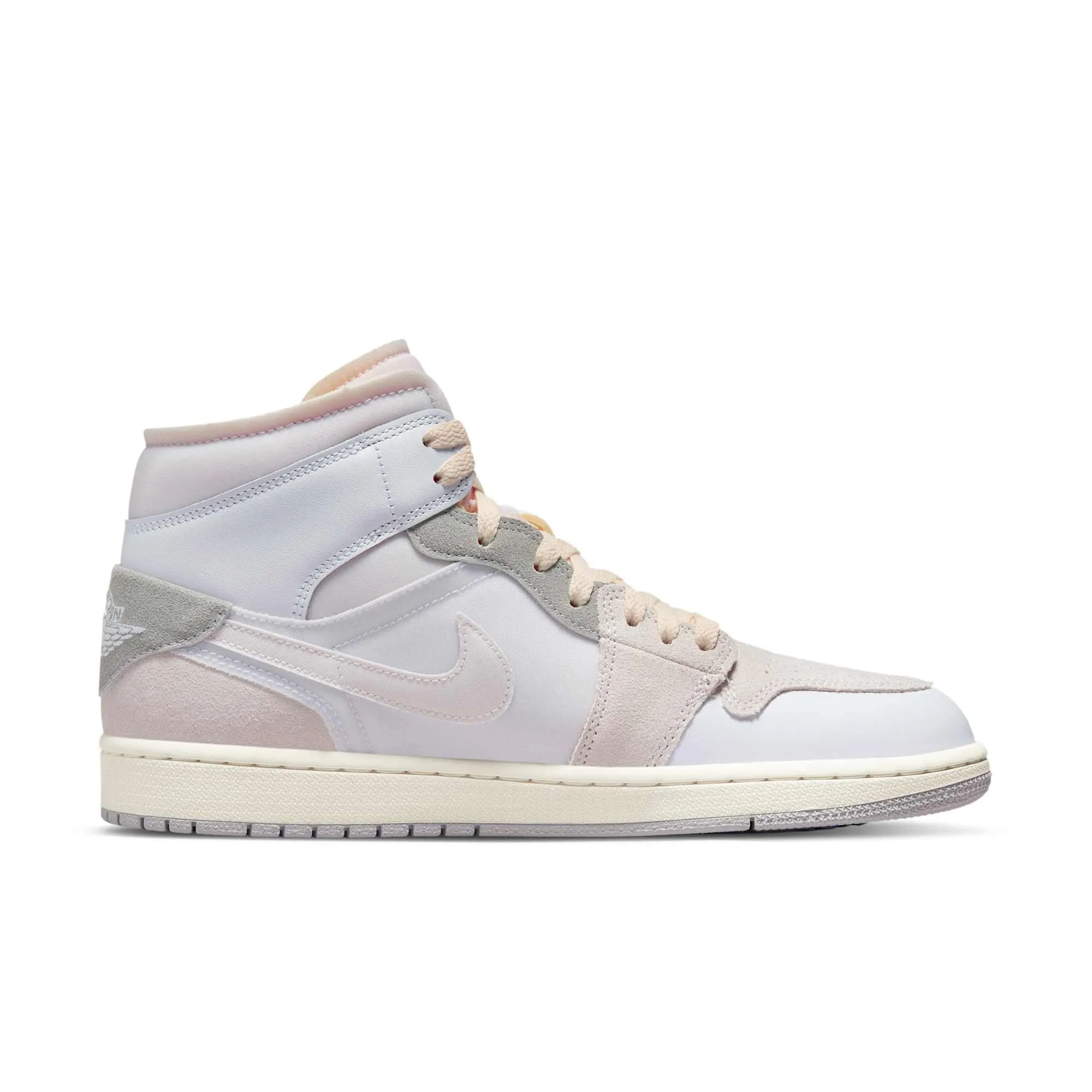 Men's Air Jordan Retro 1 Mid Se 'Craft Inside Out White Grey' sold by Zulily product image thumbnail 3