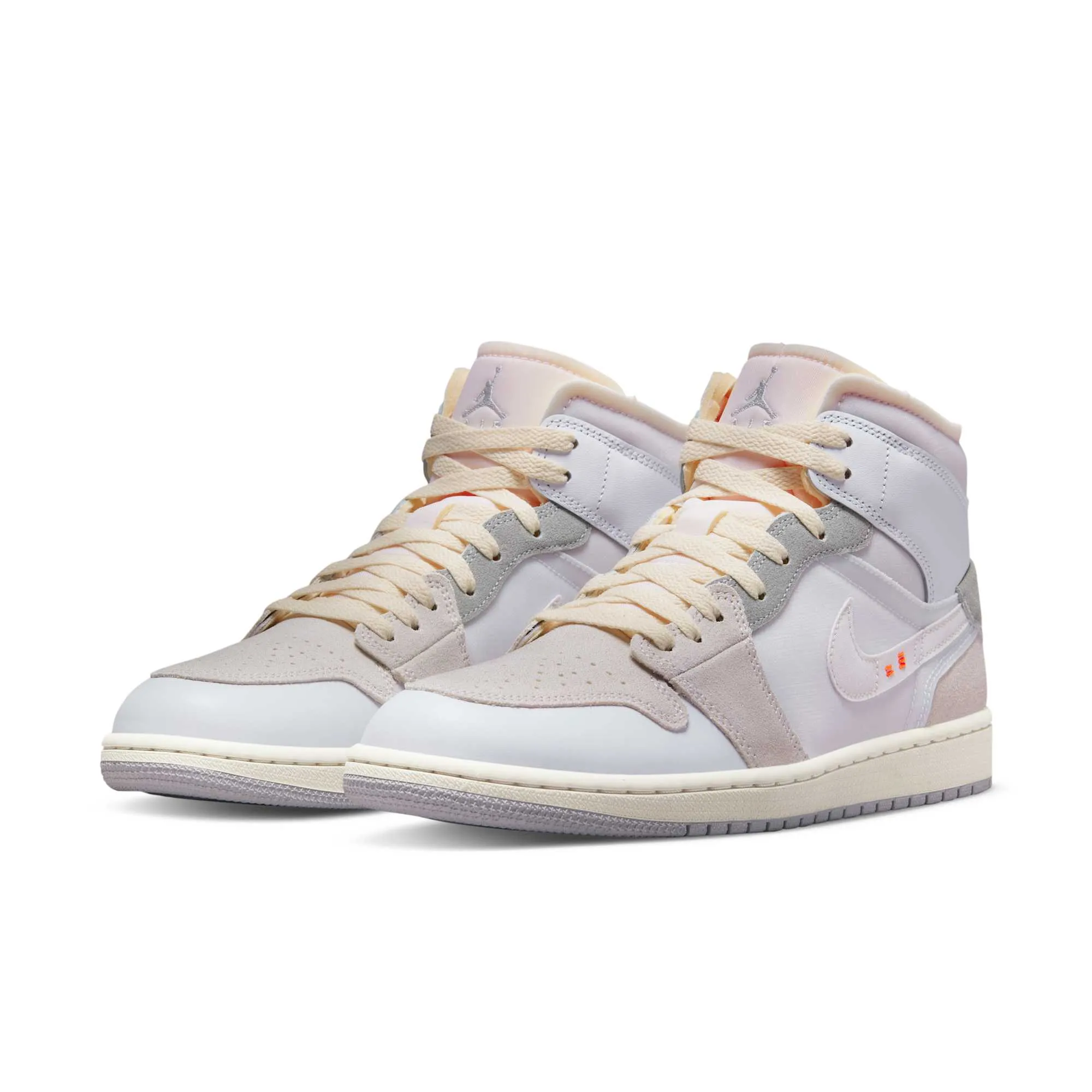Men's Air Jordan Retro 1 Mid Se 'Craft Inside Out White Grey' sold by Zulily product image thumbnail 2