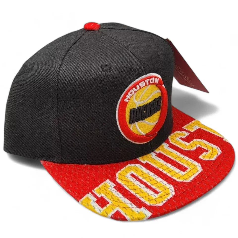 Men's Mitchell & Ness NBA Snapshot Snapback Hwc Rockets - Black-Red sold by Zulily product image thumbnail 3