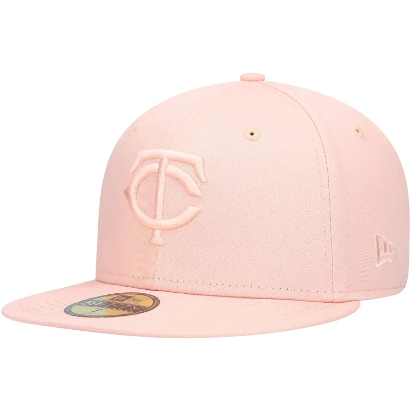 Men's New Era MLB Minnesota Twins 5950 Fitted - Blush Sky Tonal sold by Zulily