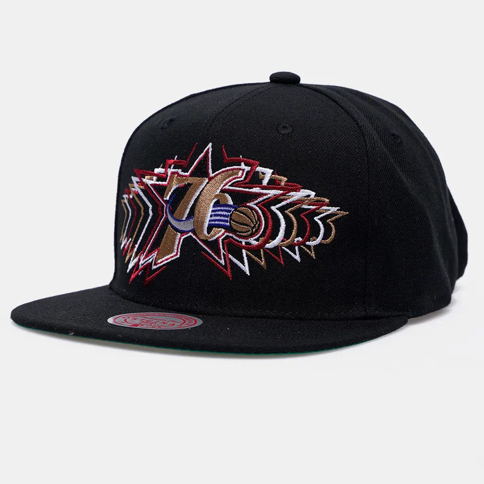 Men's Mitchell & Ness NBA Team Vibes Snapback Hwc 76Ers - Black sold by Zulily