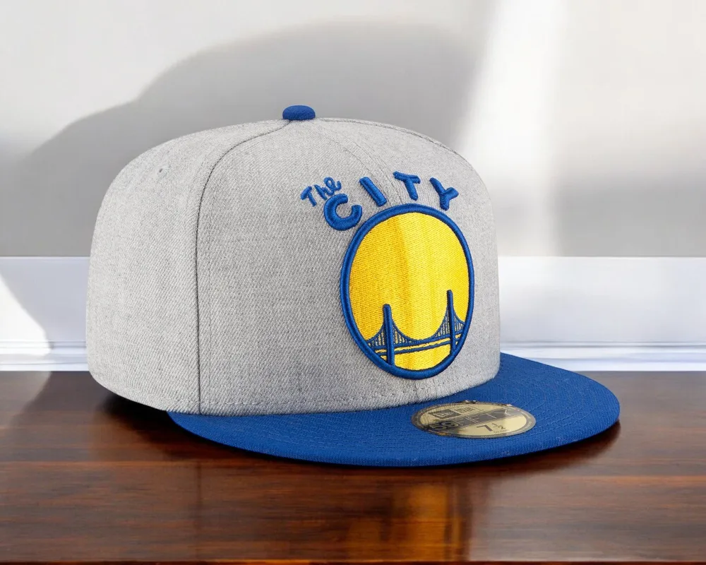 Men's New Era NBA Gsw Warriors Heather City Grand Logo 59Fifty sold by Zulily