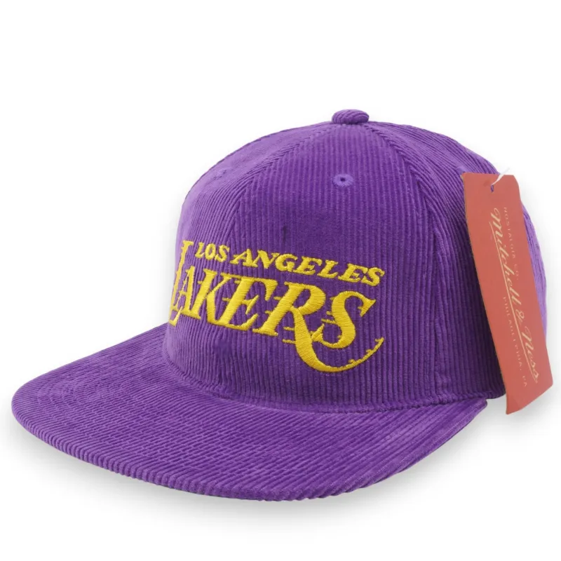Men's Mitchell & Ness NBA Lakers Ds Snapback Lakers sold by Zulily