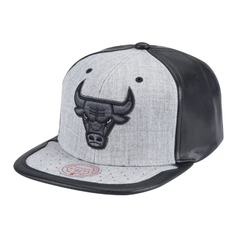 Men's Mitchell & Ness NBA Day One Snapback Bulls - Grey Heather made by Mitchell & Ness