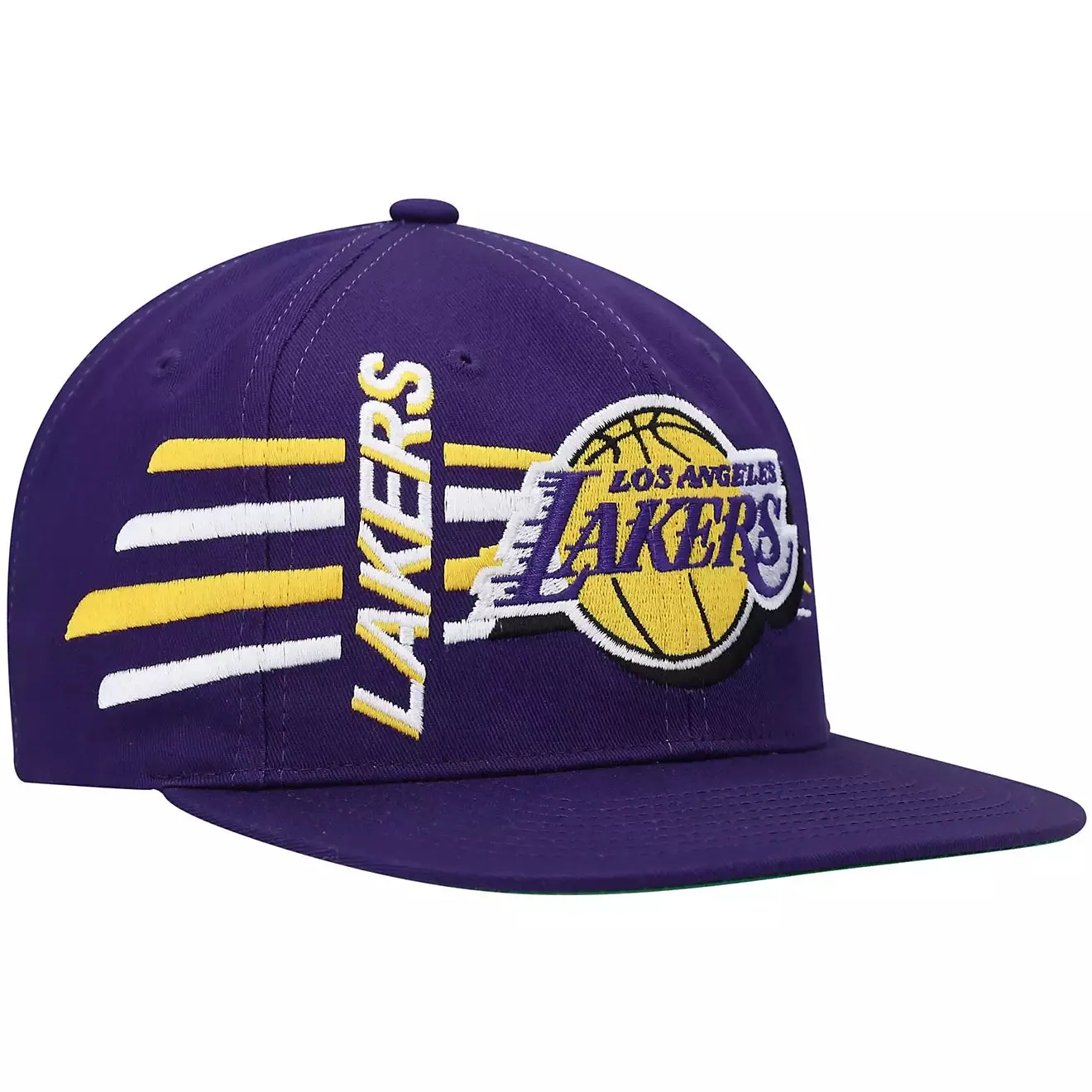 Men's Mitchell & Ness NBA Retro Bolt Deadstock Snapback Lakers - Purple sold by Zulily product image thumbnail 3