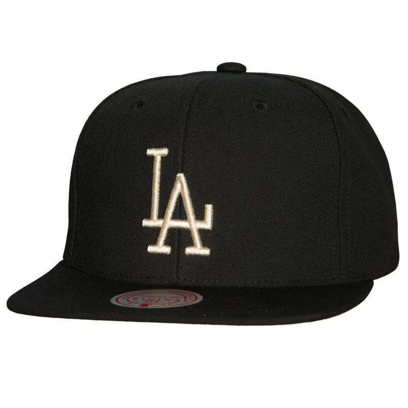 Men's Mitchell & Ness MLB Team Classic Snapback Coop Dodgers - Black sold by Zulily