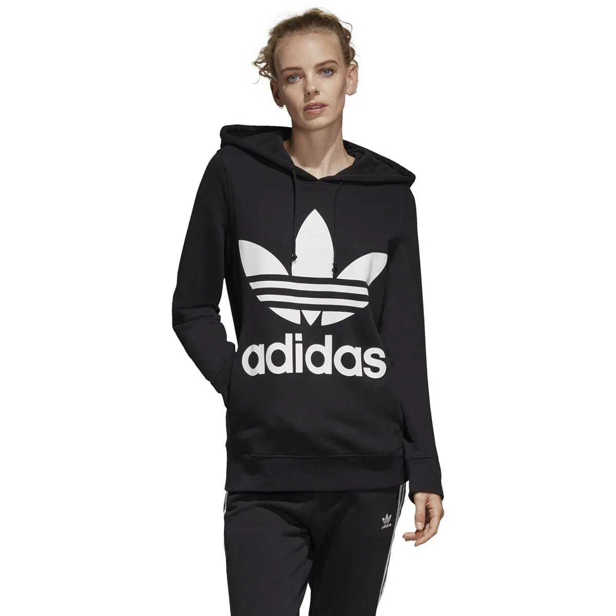 Women's adidas Originals Trefoil Hoodie sold by Zulily product image thumbnail 3