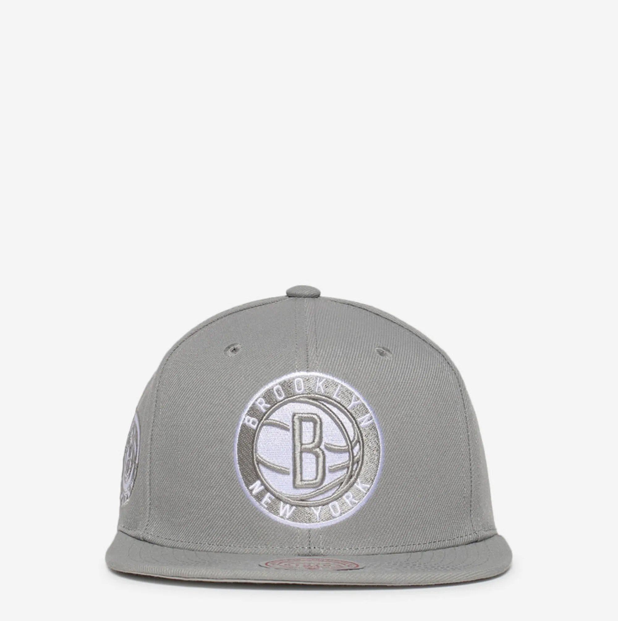 Men's Mitchell & Ness NBA Back To Basics Snapback Nets - Grey sold by Zulily product image thumbnail 2