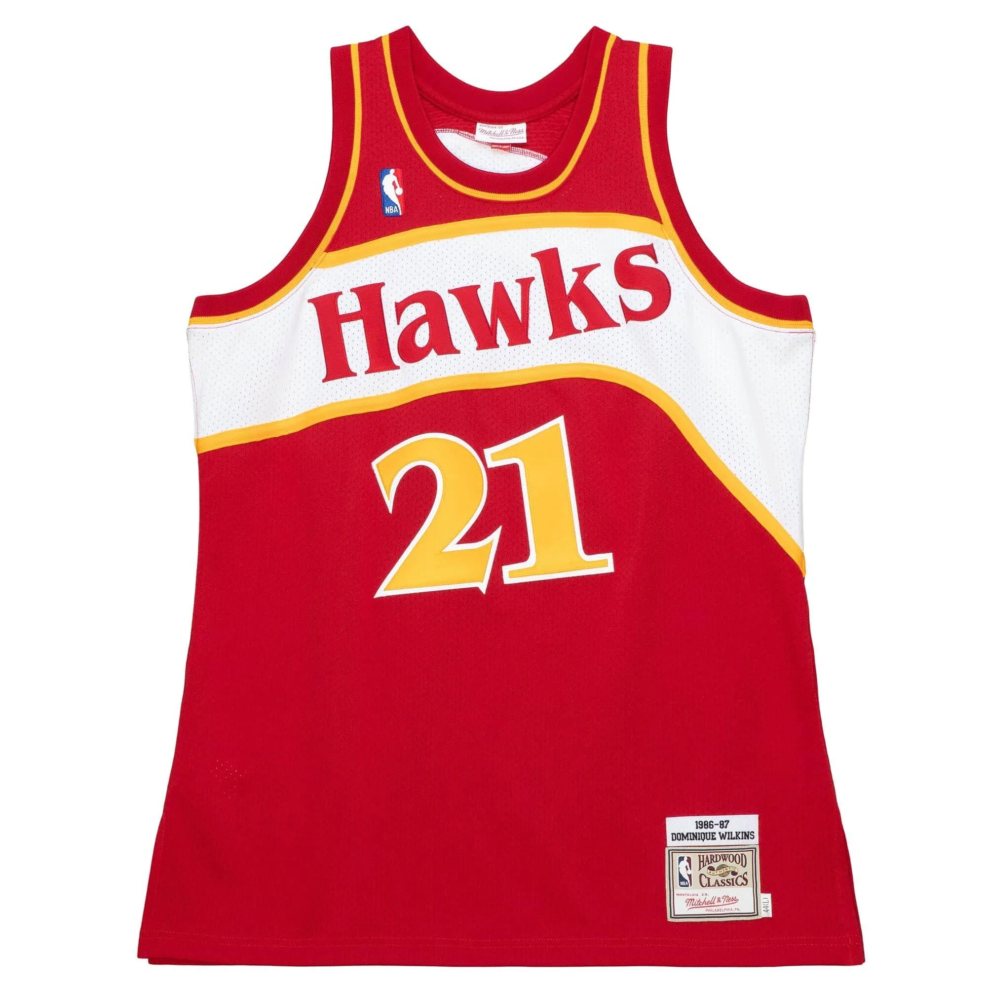 Mitchell & Ness NBA Authentic Jersey Atlanta Hawks 1987 Dominique Wilkins sold by Zulily