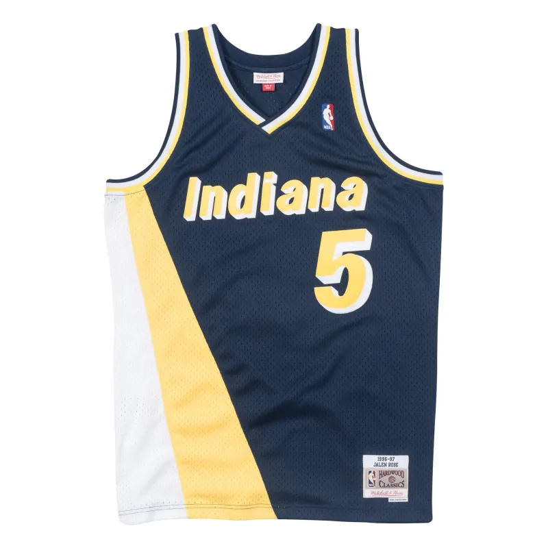 Men's Mitchell & Ness NBA Swingman Jersey Indiana Pacers 1996-97 Jalen Rose sold by Zulily
