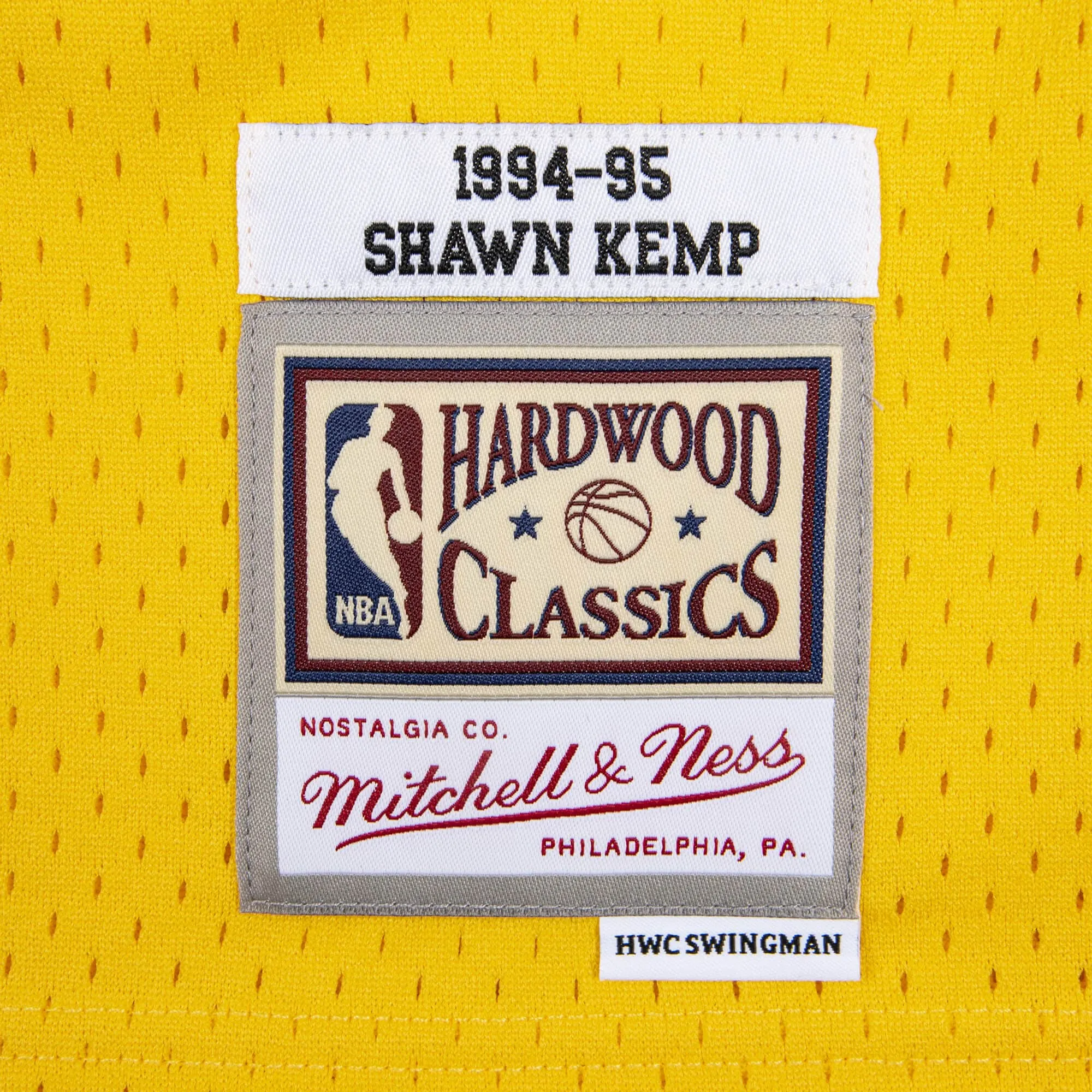 Men's Mitchell & Ness NBA Reload Swingman Jersey Supersonics 1994 Shawn Kemp sold by Zulily product image thumbnail 3
