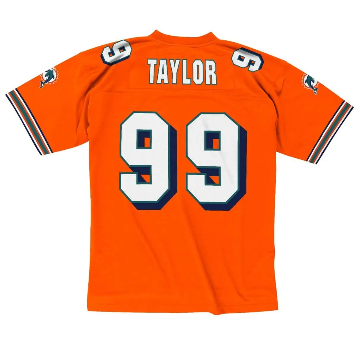 Men's Mitchell & Ness NFL Legacy Jersey Dolphins 2004 Jason Taylor sold by Zulily product image thumbnail 2