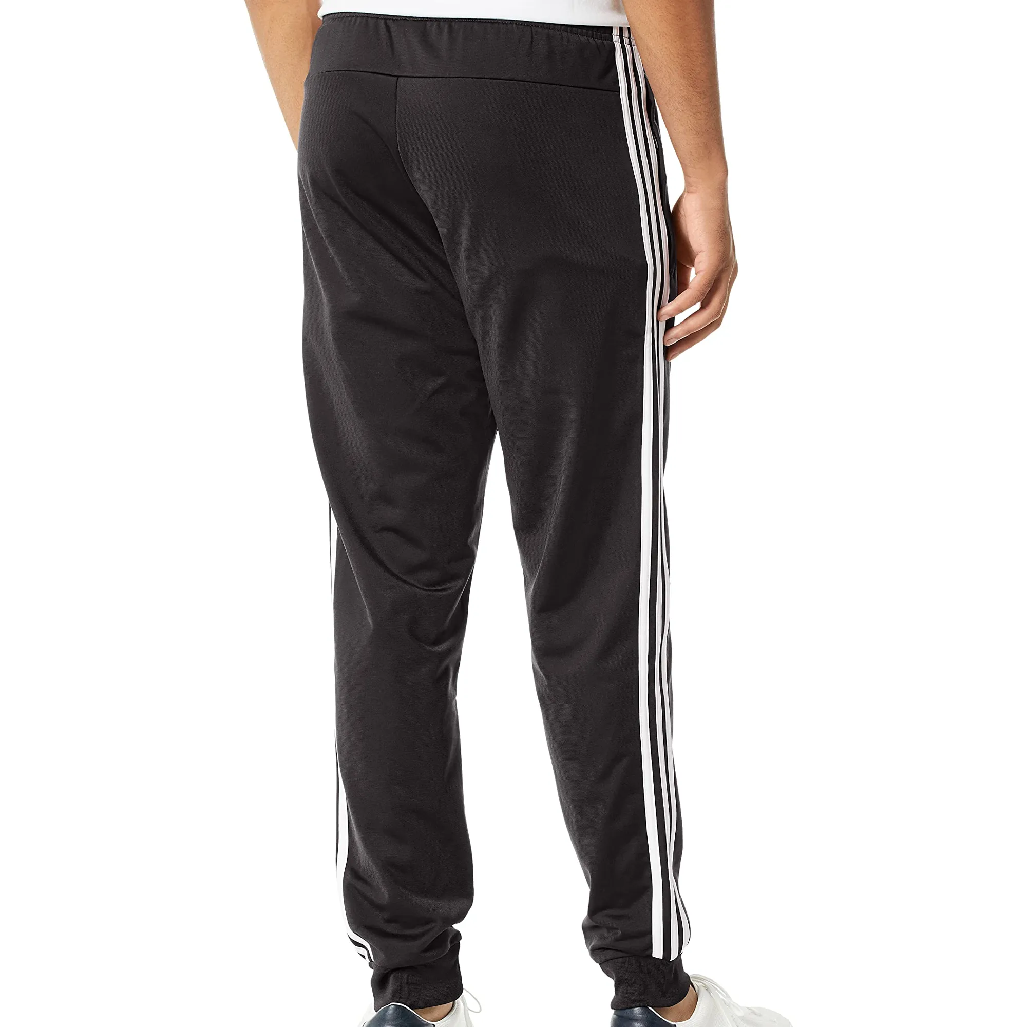 Men's adidas Essentials 3-Stripes Tapered Tricot Joggers sold by Zulily product image thumbnail 2