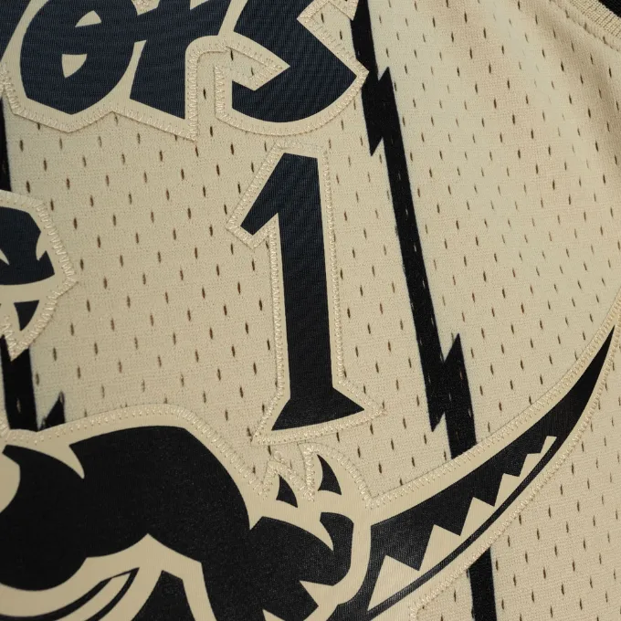 Men's Mitchell & Ness Khaki Black Swingman Jersey Raptors 1998 Tracy Mcgrady sold by Zulily product image thumbnail 3