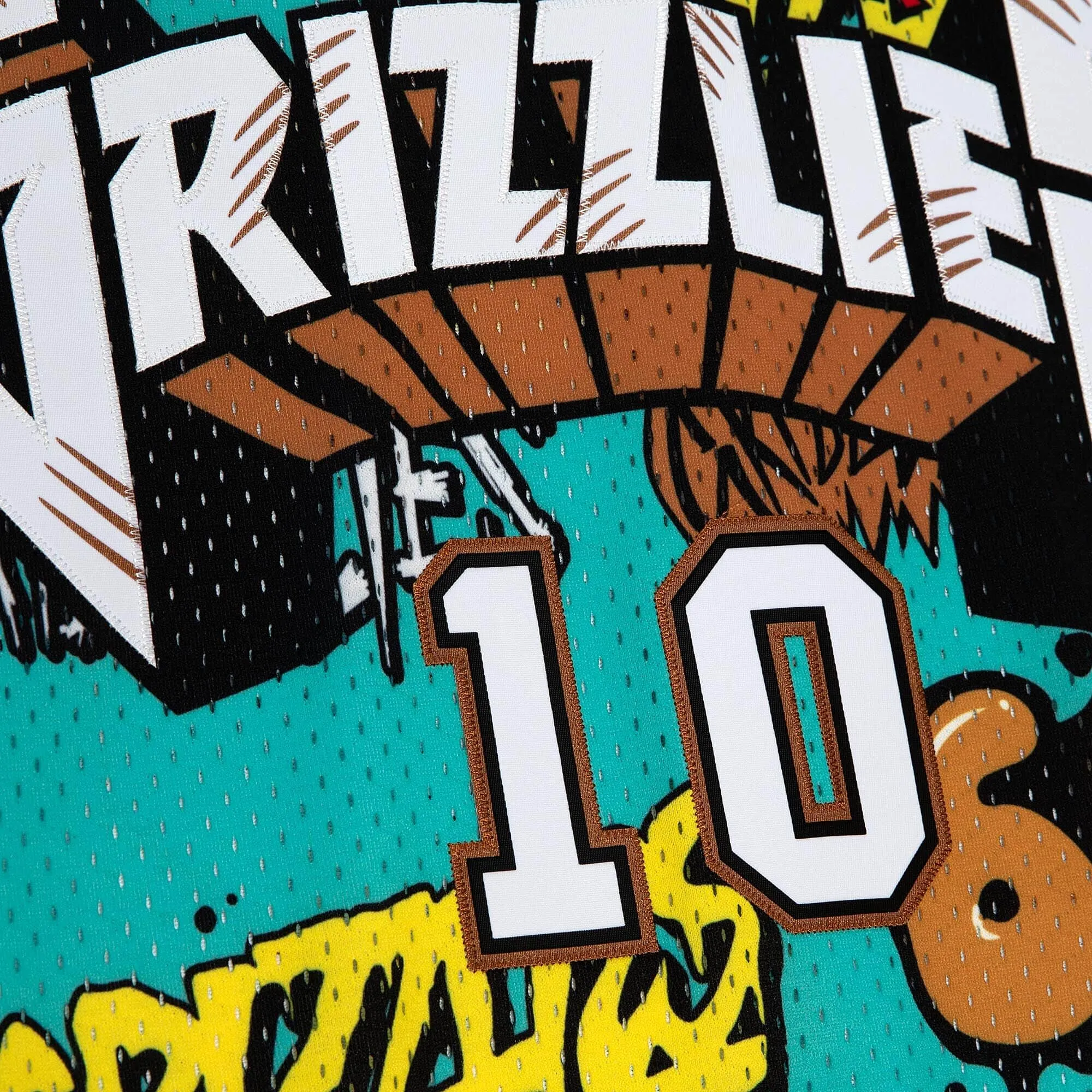 Mitchell & Ness NBA Slap Sticker Swingman Jersey Grizzlies 1998 Mike Bibby sold by Zulily product image thumbnail 3