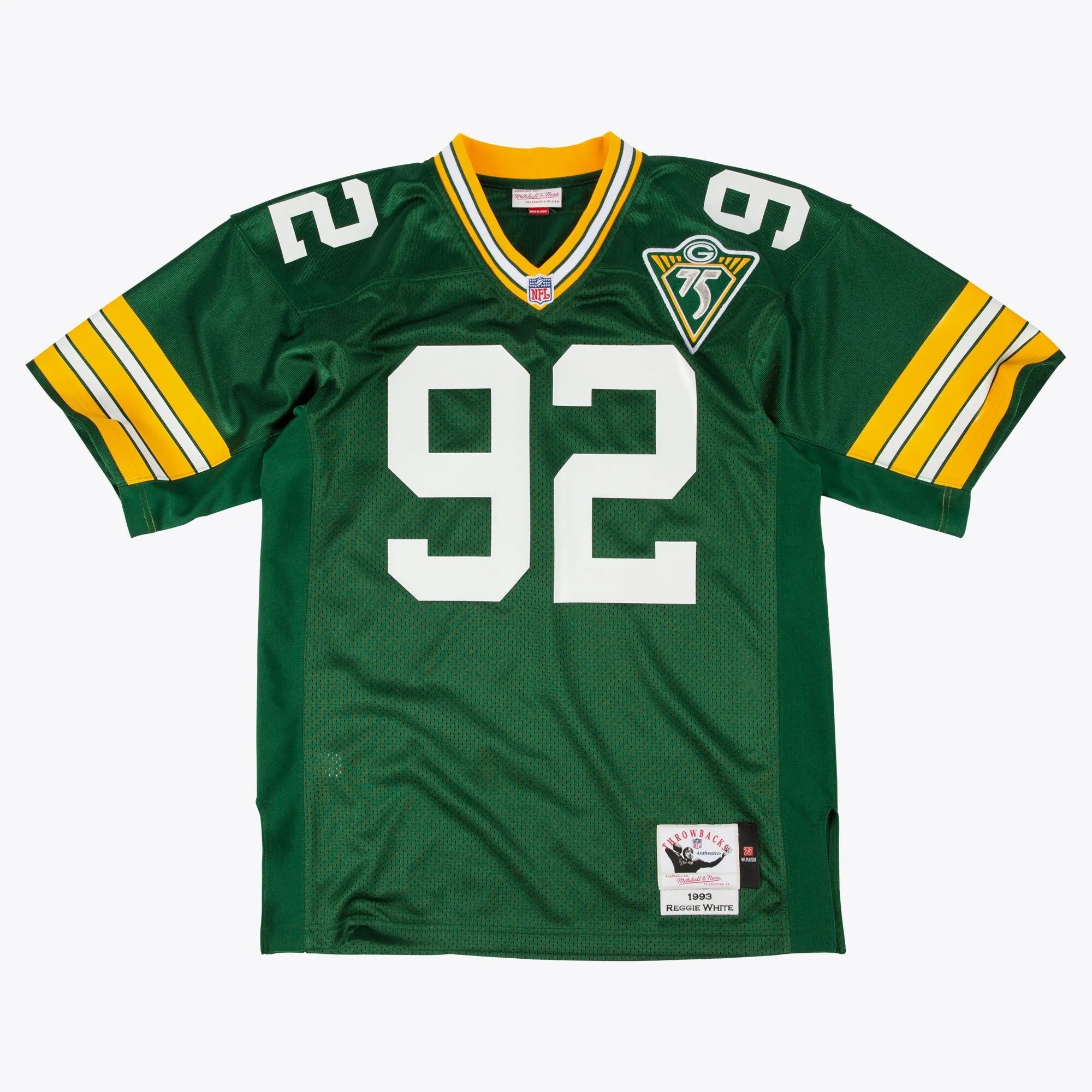 Men's Mitchell & Ness NFL Authentic Jersey Packers 1993 Reggie White sold by Zulily