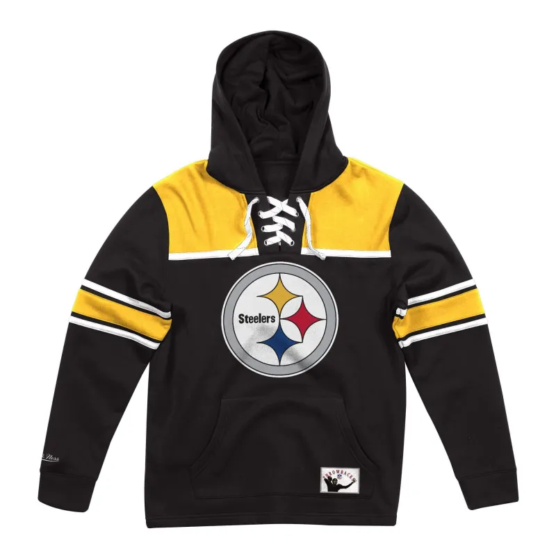 Men's Mitchell & Ness NFL Hockey Hoody Fleece Steelers sold by Zulily