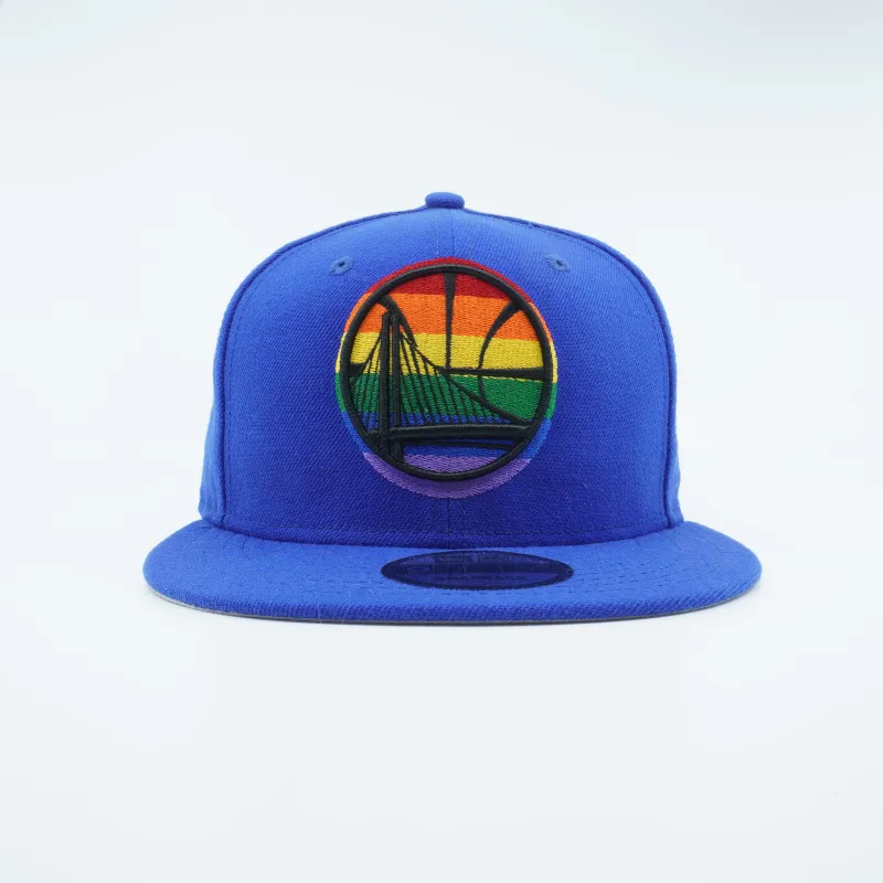 Men's New Era NBA Gs Warriors 950 Pride On-Field Snapback - Blue sold by Zulily
