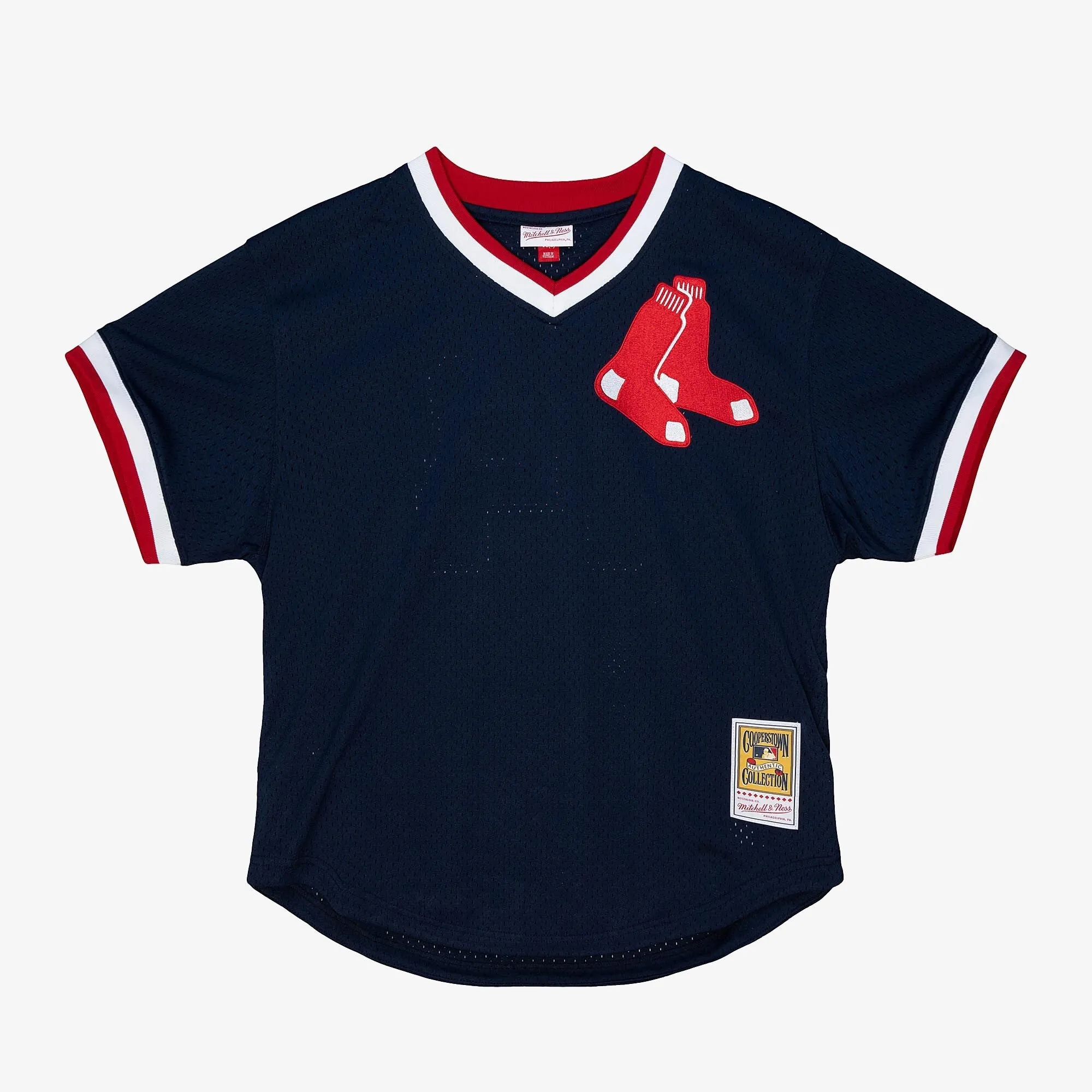 Men's Mitchell & Ness MLB Authentic Bp Jersey - Pullover Red Sox 1989 Jim Rice sold by Zulily