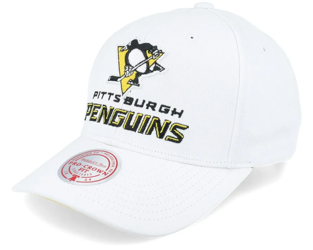 Men's Mitchell & Ness Nhl All In Pro Snapback Penguins - White sold by Zulily