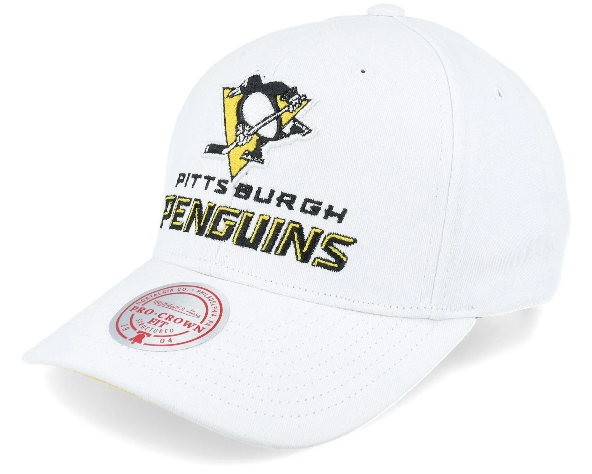 Men's Mitchell & Ness Nhl All In Pro Snapback Penguins - White sold by Zulily