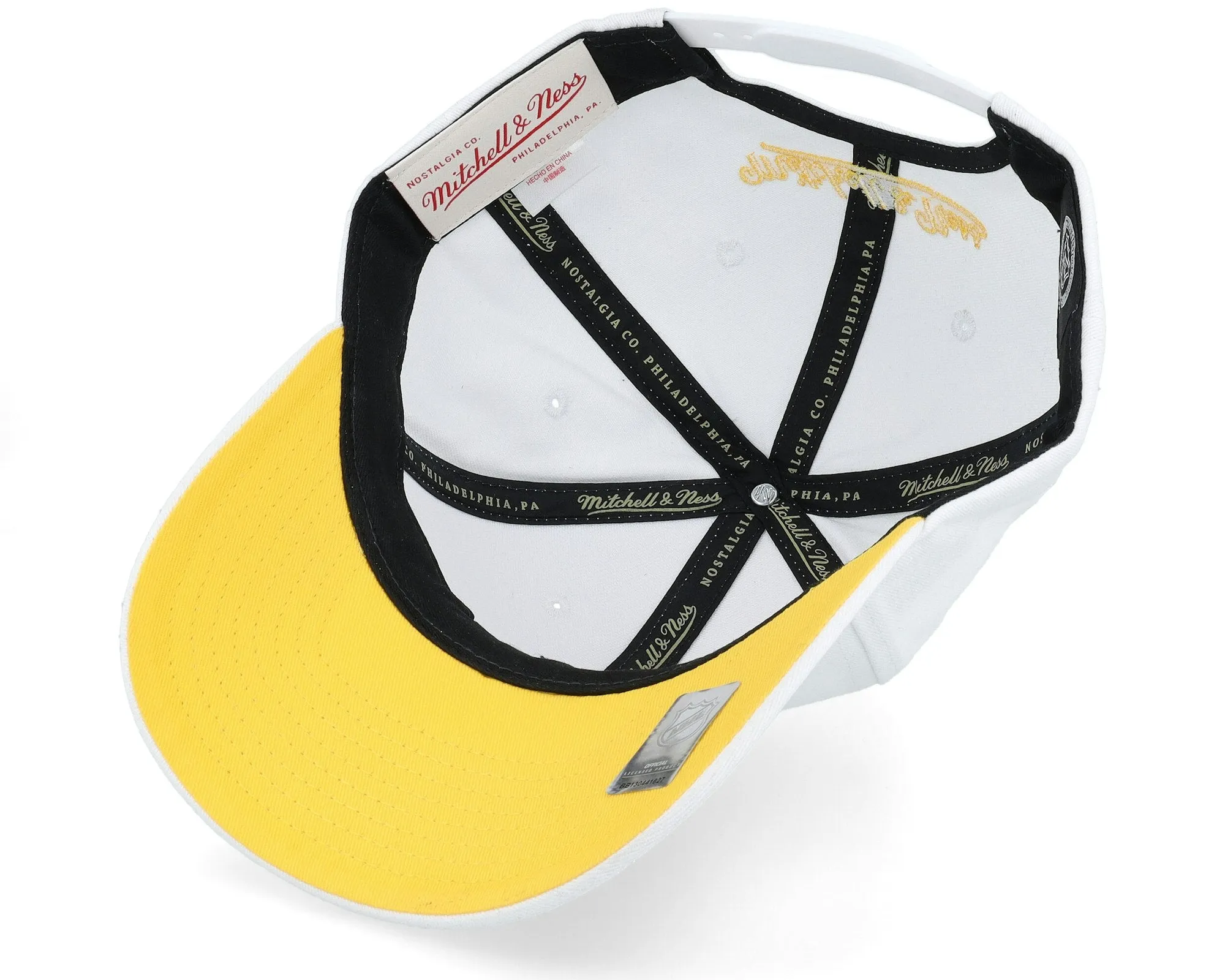 Men's Mitchell & Ness Nhl All In Pro Snapback Penguins - White sold by Zulily product image thumbnail 5