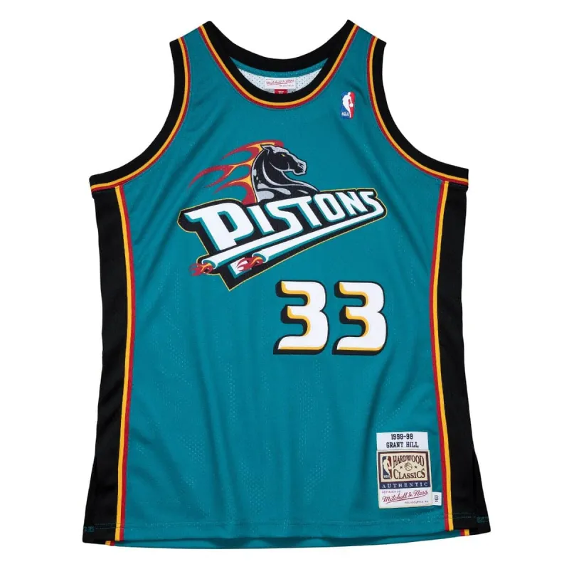 Mitchell & Ness NBA Authentic Road Jersey Detroit Pistons 98 Grant Hill sold by Zulily