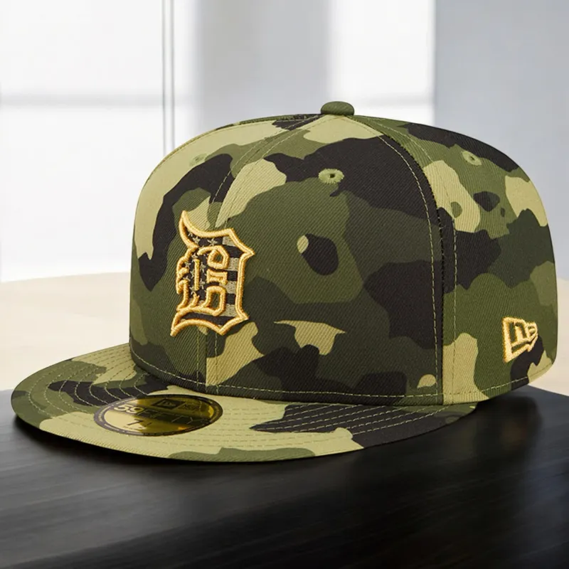 Men's New Era MLB 2022 Detroit Tigers Armed Forces Date 5950 sold by Zulily