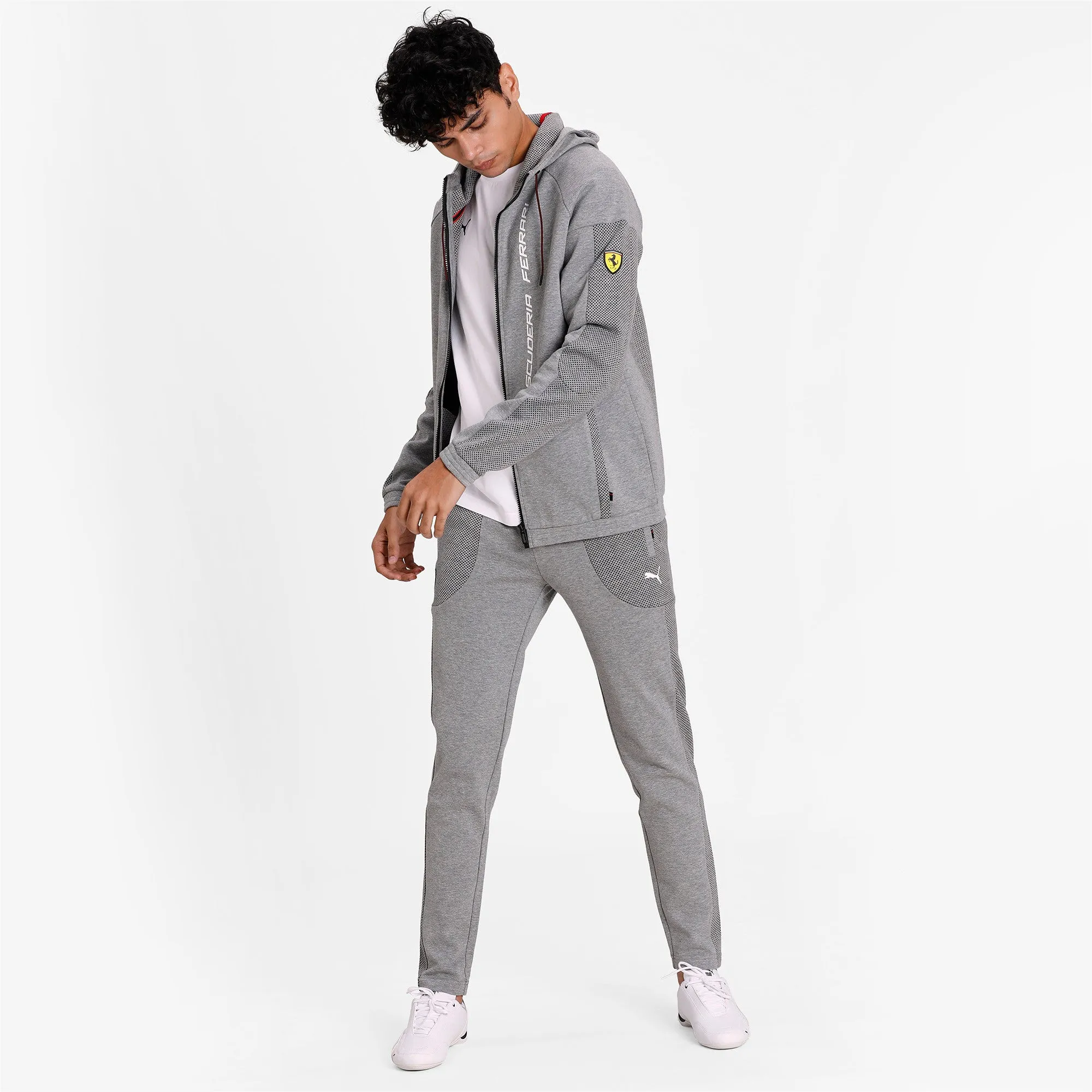 Men's Puma Sf Ferrari Race Hooded Sweat Jacket sold by Zulily product image thumbnail 3