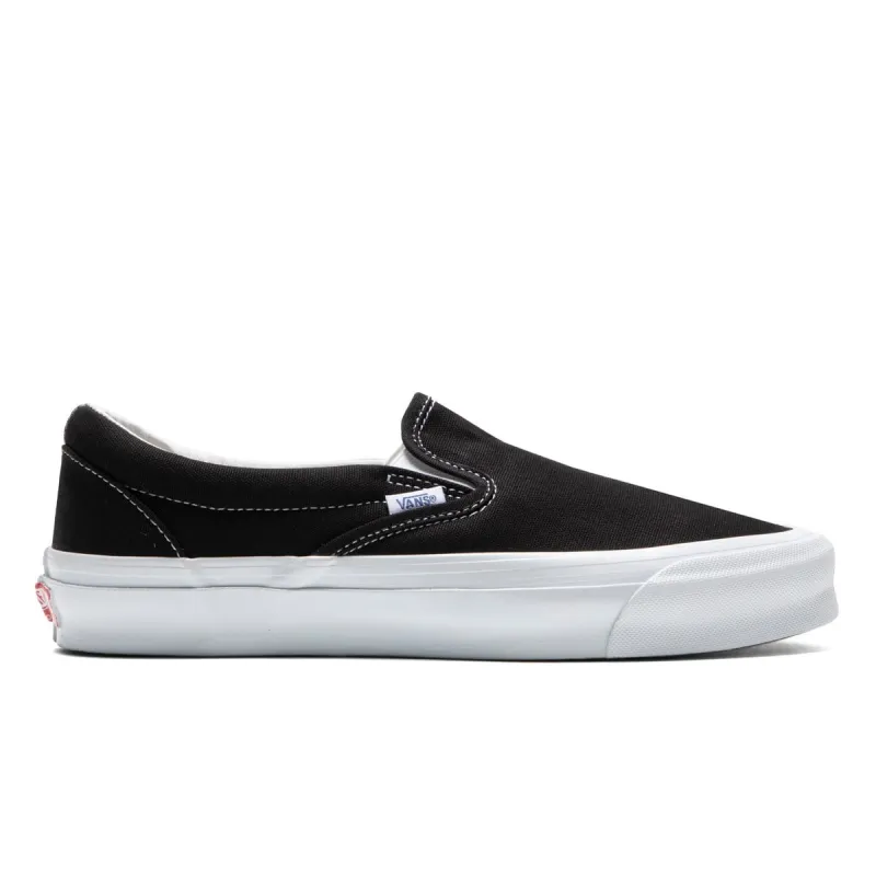 Men's Vans Vault Og Classic Slip-On Lx 'Canvas Black White' sold by Zulily