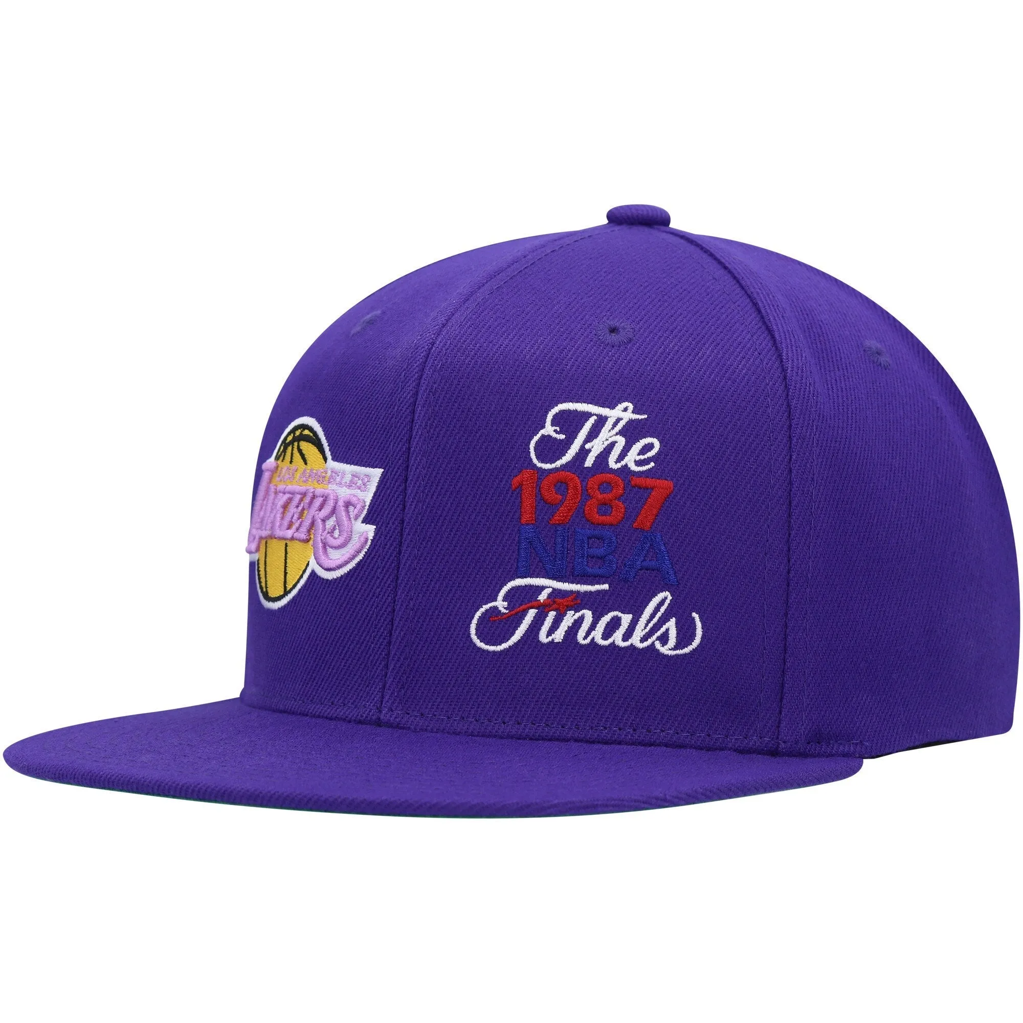 Men's Mitchell & Ness NBA Dual Whammy Snapback Hwc Lakers - Purple sold by Zulily