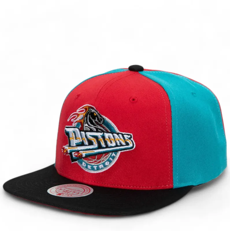 Men's Mitchell & Ness NBA On The Block Snapback Hwc Pistons sold by Zulily